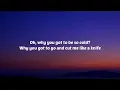 Chris Stapleton - Cold (Lyrics)