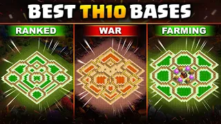 NEW BEST TH10 Bases 2026 Anti Giant Arrow Farming War Ranked Base