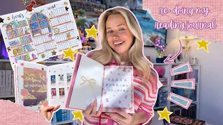 Re-doing my reading journal, the last time... 📝📚