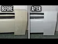 Make Old Baseboard Heaters Look NEW Again Full DIY Painting Tutorial