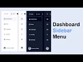 Responsive Sidebar Menu in HTML CSS JavaScript Mode Easy Web Learner