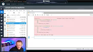Intro to Python - Errors