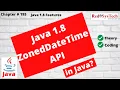 Java ZonedDateTime Tutorial in Java 8 Hands-On Eclipse Coding for Interviews Projects Red9SysTech