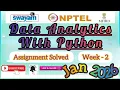 Data Analytics with Python Week 2 Assignment Answer