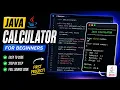 Silent Code No Talk Java Calculator for Beginners