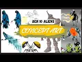 Ben 10 ORIGINAL ALIENS CONCEPT ART