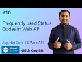 Frequently used status codes Asp Net Core Web API tutorial