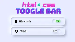 Modern Toggle Button using HTML CSS Neomorphism UI Design Beginner to Pro series Part 5