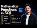 Mathematical Functions in SQL Mathematical Functions in MySQL