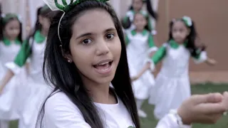 قناة اطفال ومواهب الفضائية كليب وطني غالية علينا اداء ريماس قصادي 