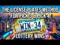 The License Plate Method for Pick 3 And Pick 4 Lottery Wins