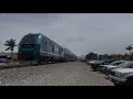 Coaster 633-13 flies through Leucadia Boulevard on August 13 2026 with NCTC 5007 leading