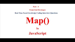 map method in JavaScript JavaScript Interview Questions and Answers map