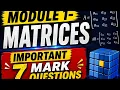 Module 1 - MATRICES