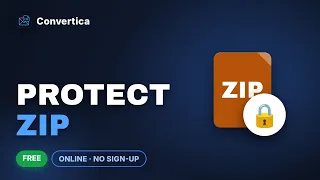 How to Password Protect a ZIP File Free Online Convertica
