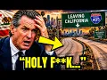 YOU CAN SEE HIS FACE CHANGE Newsom SNAPS as California FLEES Tax Grab After Trump WARNED Them