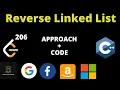Reverse Linked List Leetcode Leetcode 206 Iterative Approach