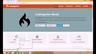 Installing Codeigniter 3 1 - Tutorial 1
