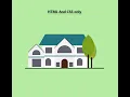 Build a 3D CSS House with Trees and Roof Using Only HTML CSS CUBES Tutorial