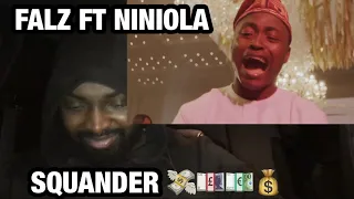 falz ft niniola squander reaction video