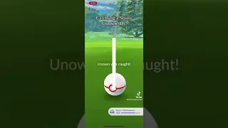 Catching A Shiny Unown Unown D From A Raid 
