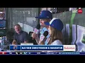 Hayden Christensen Sings the 7th Inning Stretch at Wrigley is interrupted by jet doing a flyover