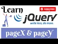 jQuery Lecture - 44 pageX pageY Tutorial in Hindi Urdu