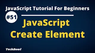 Creating HTML Element Dynamically in JavaScript createElement JavaScript Tutorial Hindi