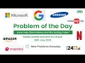 Delete Middle Element of a Stack GeeksforGeeks Problem of the Day July 15 2023 Code for Self