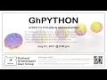 PDX GH - Introduction to ghPython