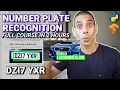 Automatic Number Plate Recognition using Tensorflow and EasyOCR Full Course in 2 Hours Python