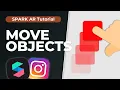 Move Objects on screen - Spark AR Tutorial Drag Drop in Instagram Filters