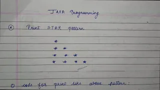 Print Star Pattern Java Programming Dev Domain
