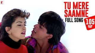 tu mere saamne song darr shah rukh khan juhi chawla lata mangeshkar udit narayan shiv hari