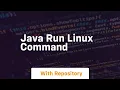 java run linux command