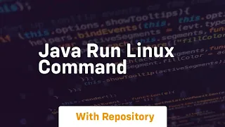 java run linux command