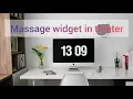 Message widget in tkinter python in hindi
