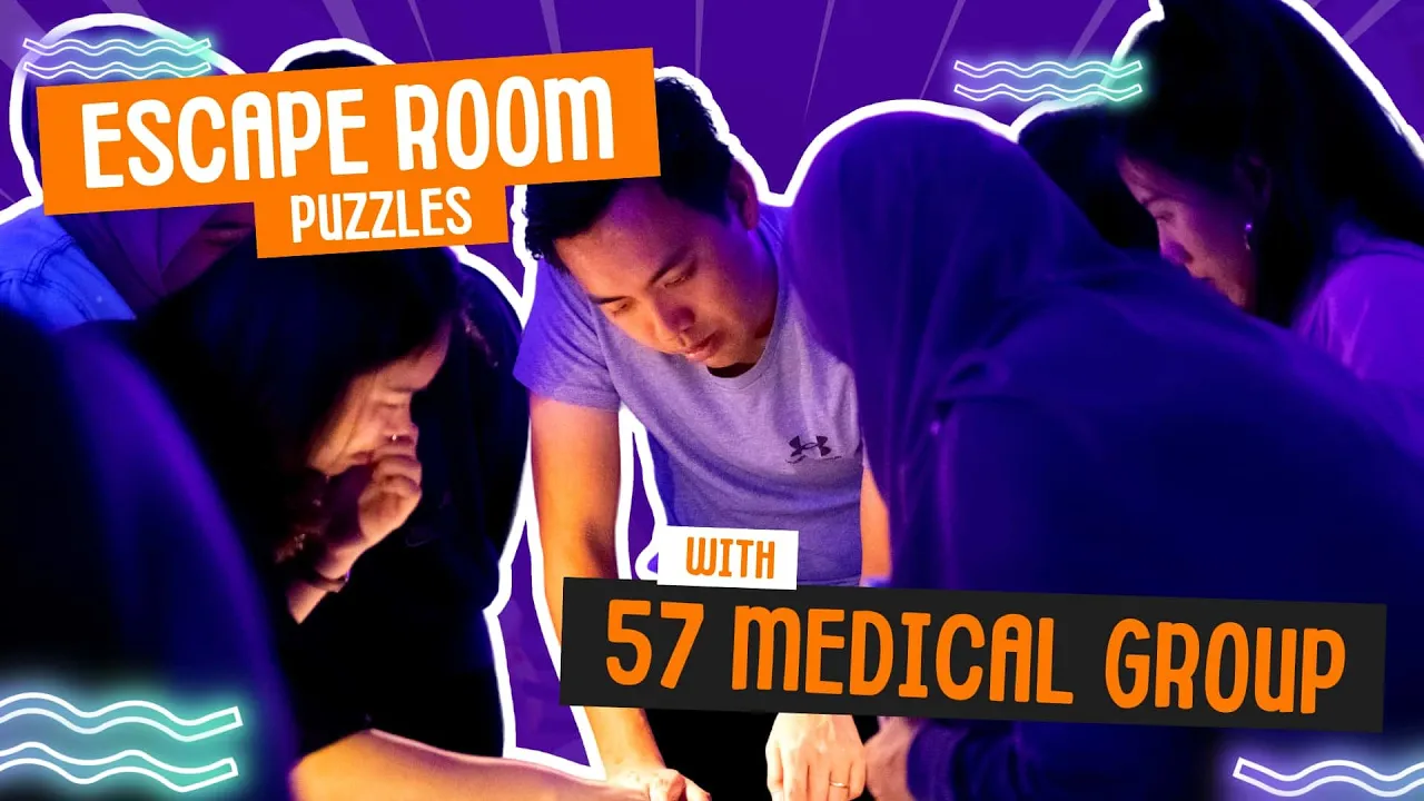 57 Medical Group at their FunEmpire Escape Room session