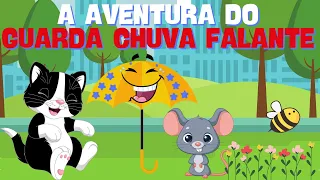 HISTORIA INFANTIL: A AVENTURA DO GUARDA CHUVA FALANTE | HISTORIA PARA DORMIR | HISTORIA PARA VIAGEM