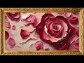 Valentine s Day Love Rose Oil Painting Frame TV Art 2 Hours Free TV Screensaver