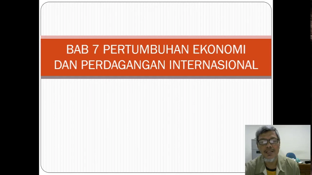 PERTUMBUHAN EKONOMI DAN PERDAGANGAN INTERNASIONAL Oleh Dr. Imamudin Yuliadi