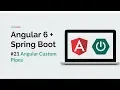 Angular 6 Spring Boot Angular Custom Pipe Filter