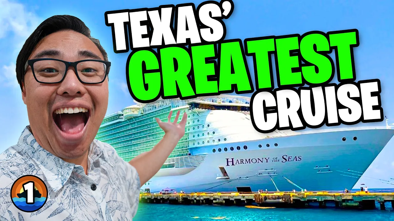 Boarding The LARGEST Cruise Ship in TEXAS! | Harmony of the Seas