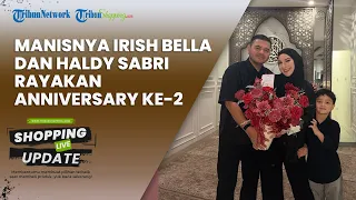 Irish Bella dan Haldy Sabri Rayakan Anniversary Ke-2, Buket Bunga Berisi Emas Batangan Jadi Sorotan