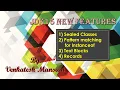 JDK 15 Features Sealed Class instanceof Text Blocks Records