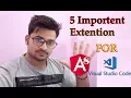 5 important Visual studio code extension for angular 8 developer in Hindi 2019