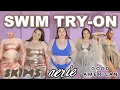 NEW PLUS SIZE SWIM TRY-ON SKIMS GOOD AMERICAN AERIE Sarah Rae Vargas