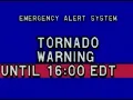 EAS Tornado Warning - WXII-TV 12 Rockingham County NC 2004
