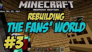 rebuilding ethan gamer fans minecraft world part 3