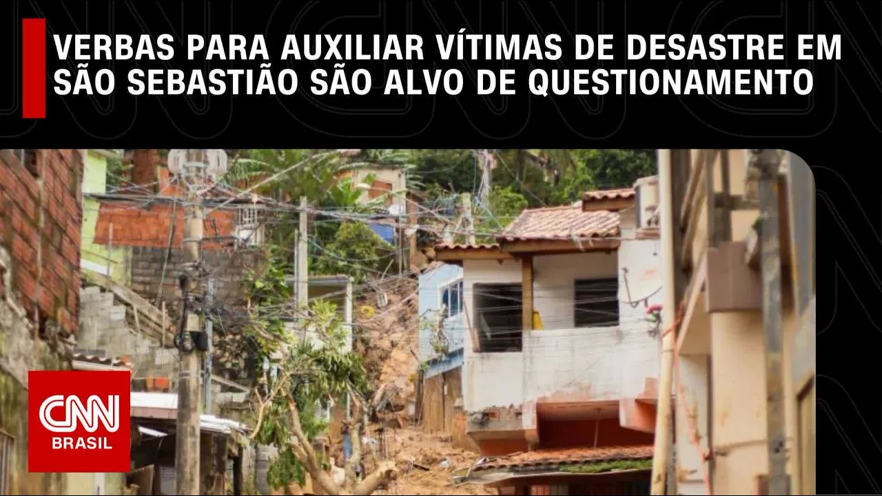Verbas para auxiliar vítimas de desastre em São Sebastião são alvo de questionamento | LIVE CNN